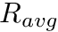 $ R_{avg} $